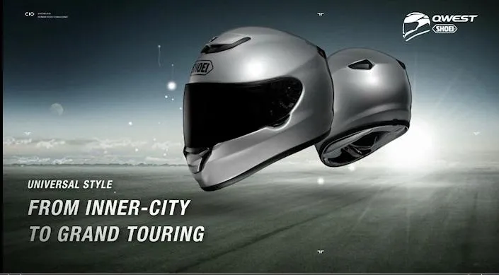 Shoei Qwest Helmet - Advanced Touring Motorcycle Protection